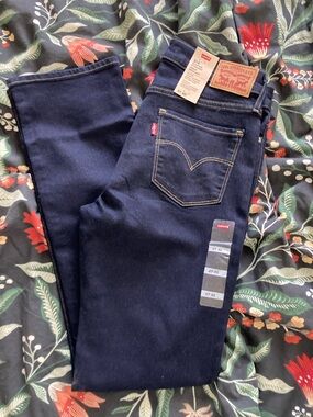 Levi's Navy Blue Straight-Leg Jeans